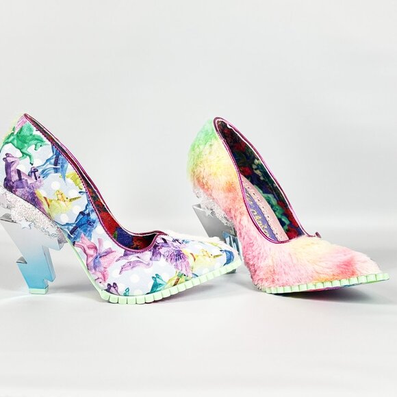 Irregular Choice Heaven’s Above Blue Lightning Heel Shoes – Size 39 - Picture 4 of 8